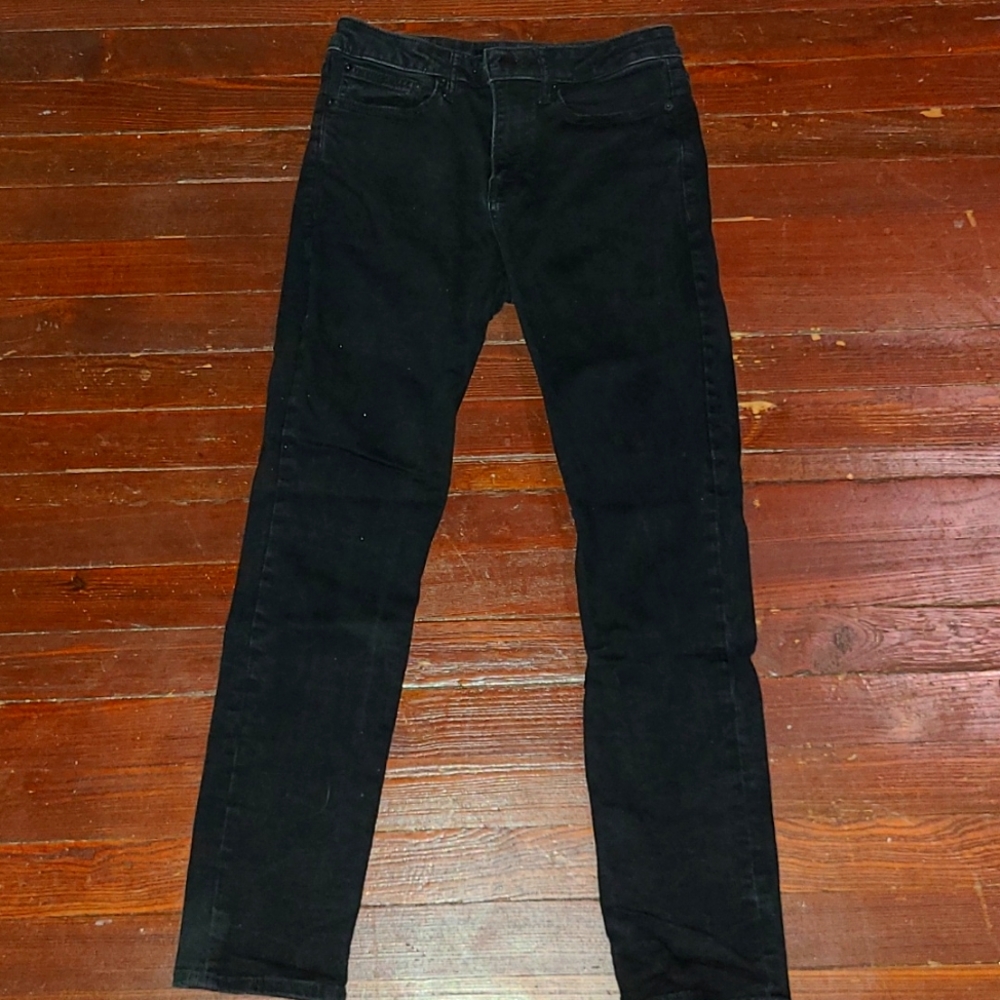 Express Slim Black Hyper Stretch Jeans 30 x 32